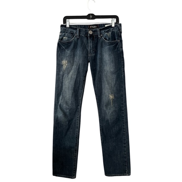 GUESS Vintage Slim Straight Del Mar Fit Jeans 29x30 Y2K Distressed - Picture 1 of 13